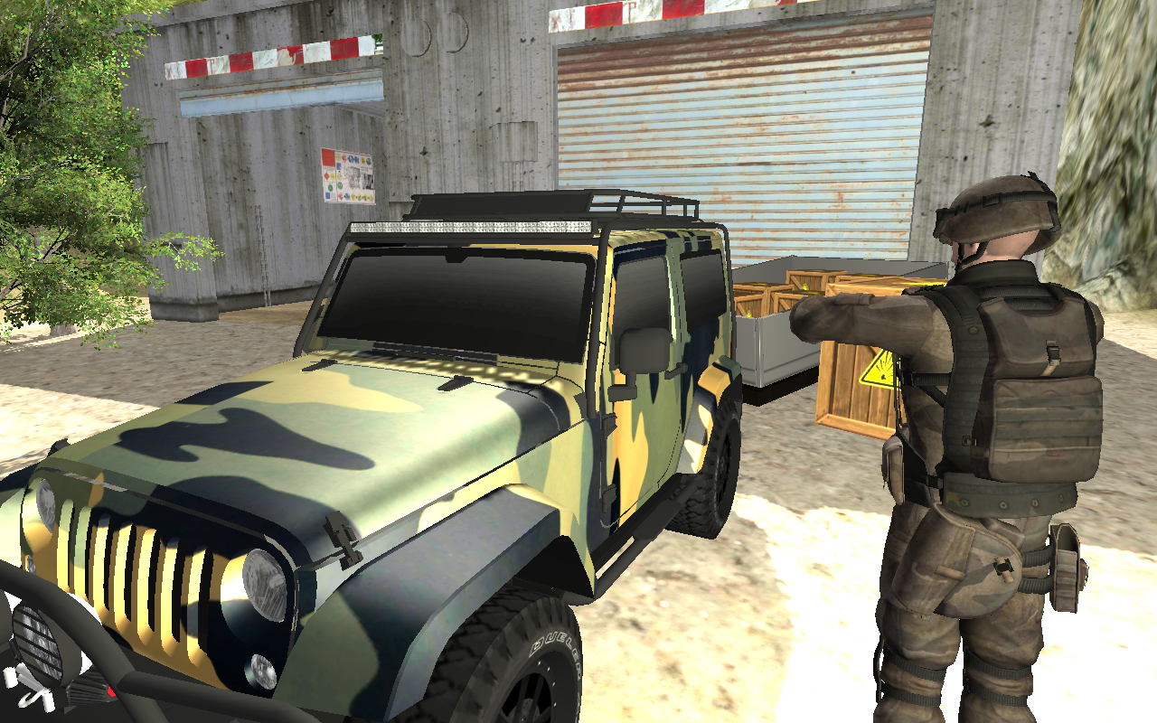 Army Truck Transport ゲームのスクリーンショット