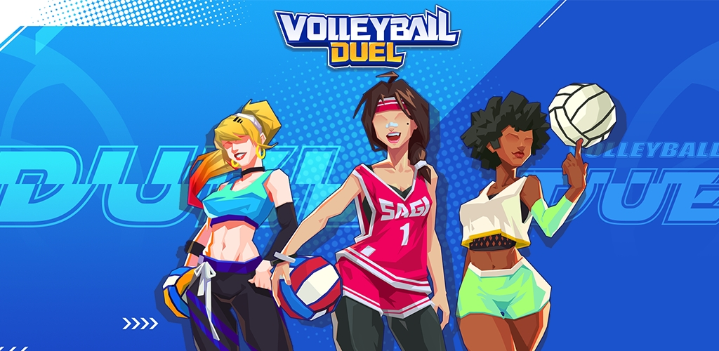 Screenshot dari video Volleyball Duel