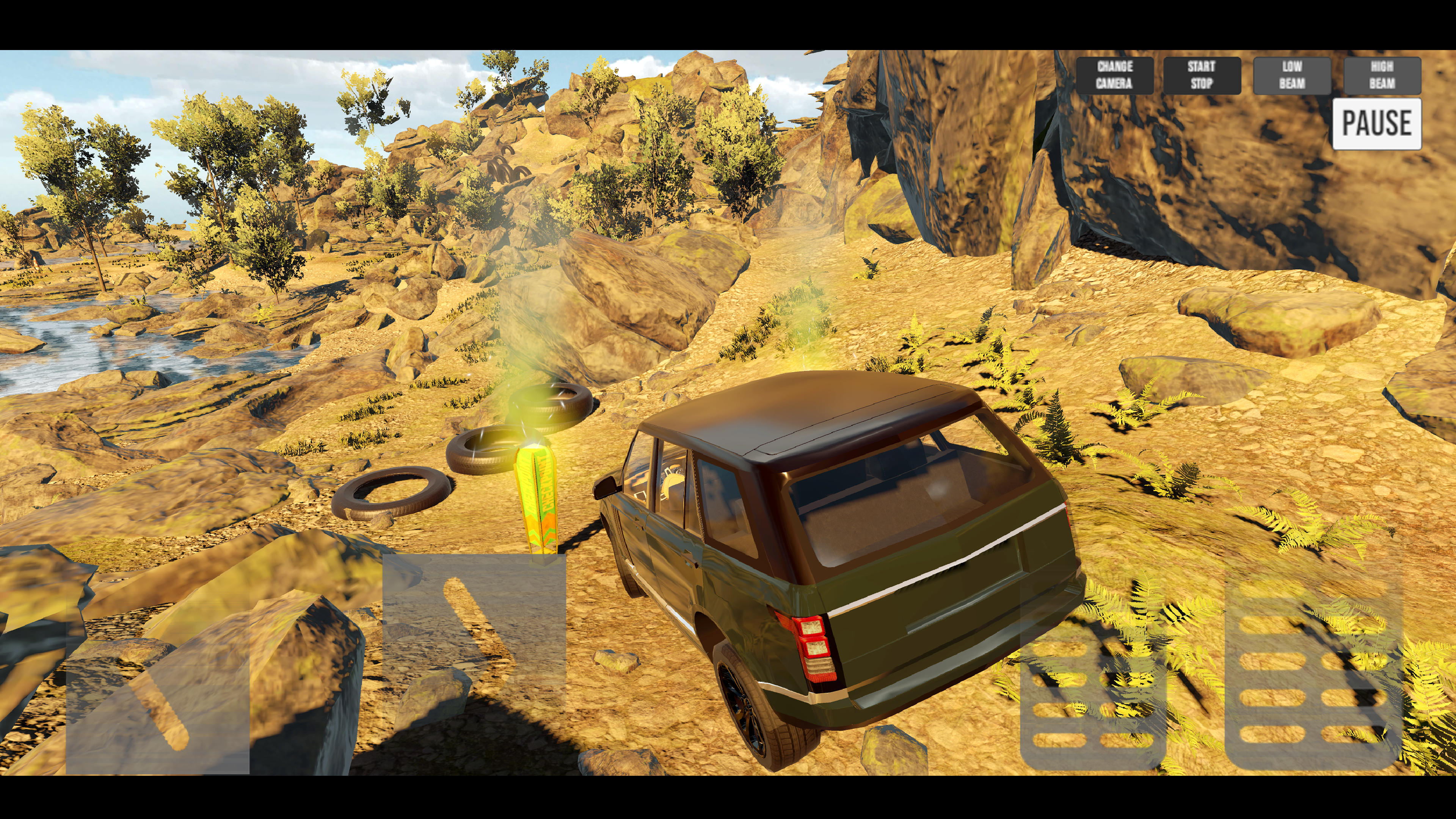 Next Gen 4x4 SUV Rocks & Hills Game Screenshot