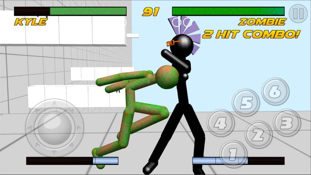 Stickman Fighting 3D 게임 스크린 샷