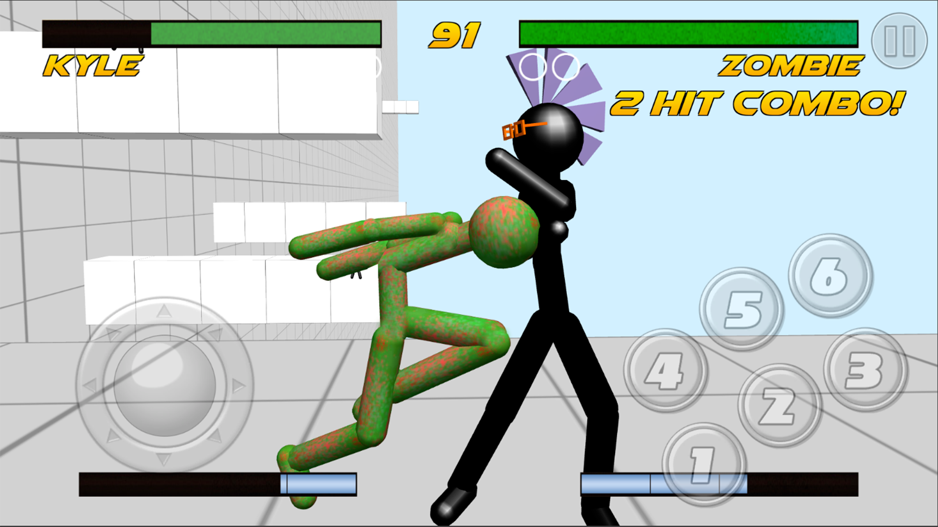 Stickman Fighting 3D 게임 스크린샷