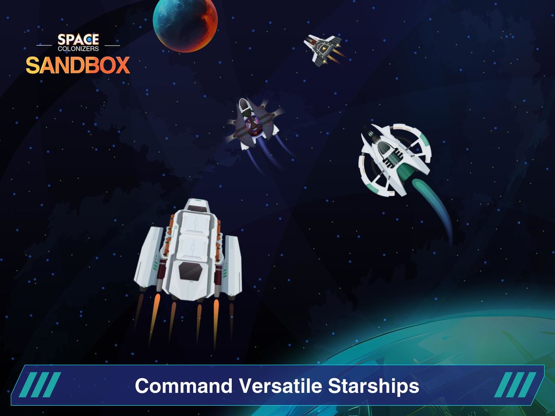 Space Colonizers - the Sandbox ภาพหน้าจอเกม