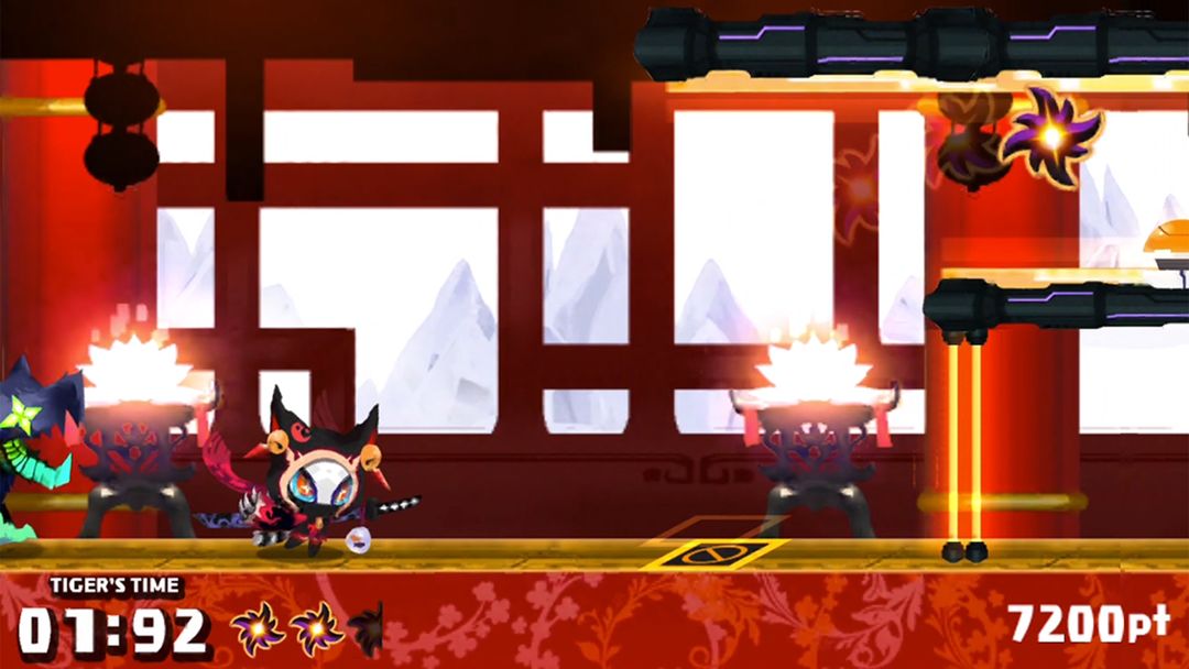 Screenshot of CRYSTAL XTAL - Ninja Cat Shooting