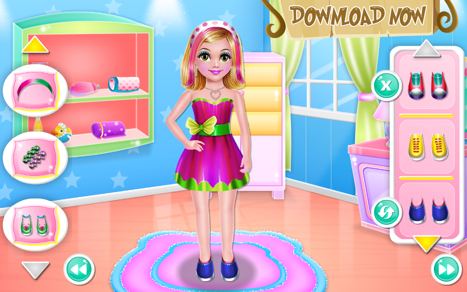 Hairdo Kids Salon Game Screenshot