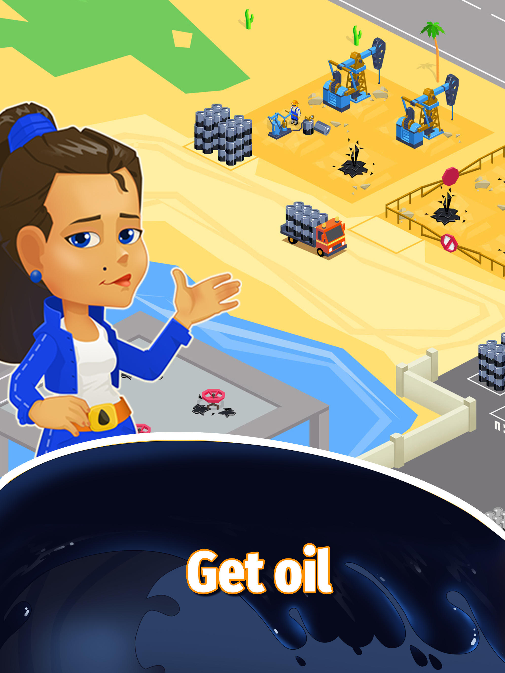 Oil Inc 3D Магнат АЗС Мобильная версия андроид iOS апк скачать  бесплатно-TapTap