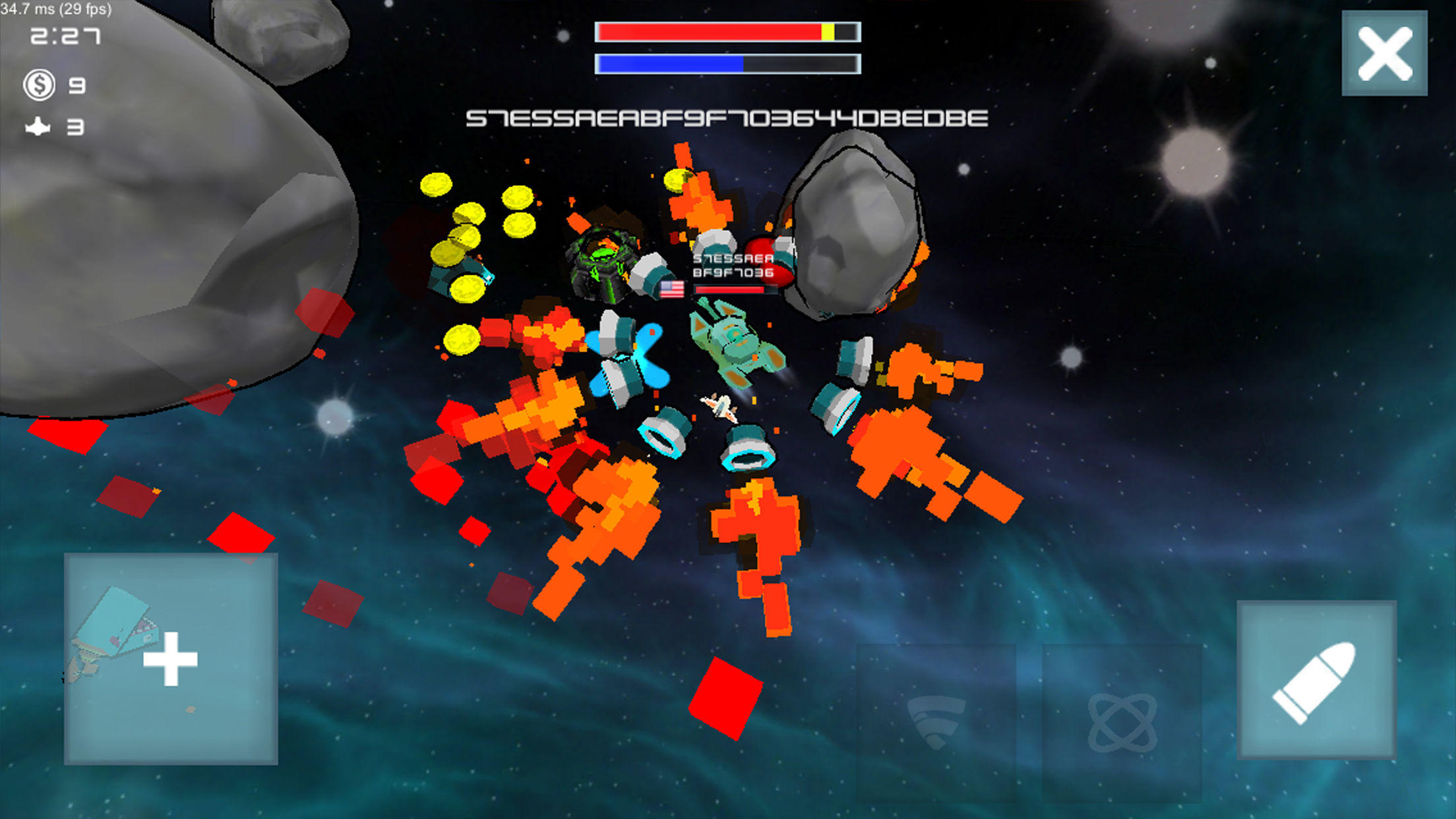 Battle Galaxy Game Screenshot
