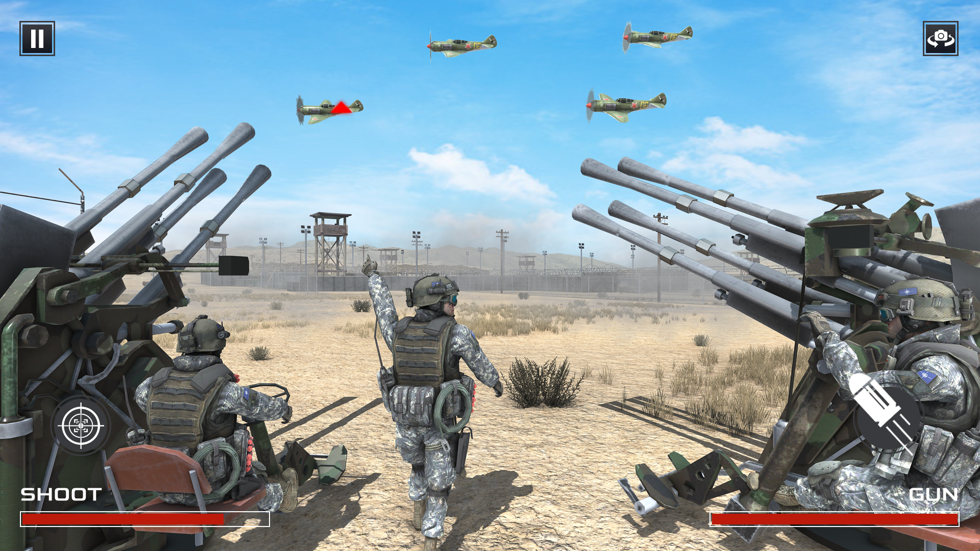 FPS War Games- Aircrafts Games ภาพหน้าจอเกม