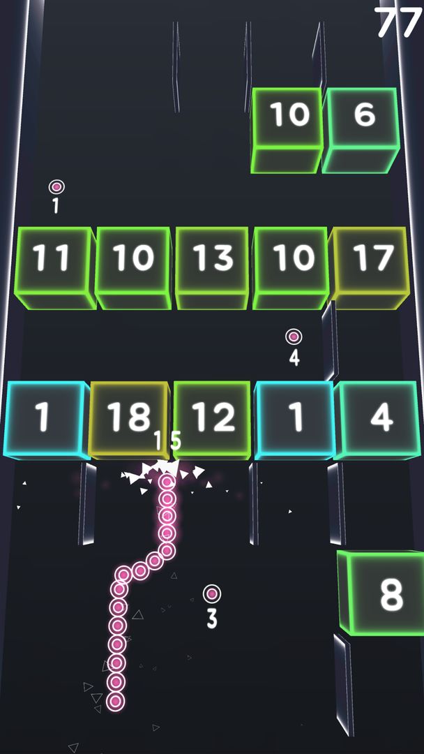 Screenshot of Snake VS Blocks