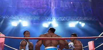 Banner of boxing simulator street fight 