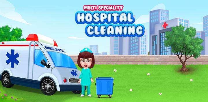 Banner of Hospital Cleaning Game - Keep Your Hospital Clean 1.0.2