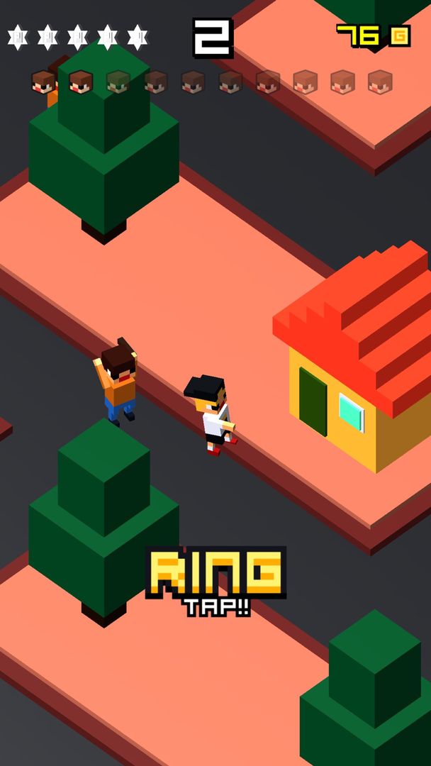 Screenshot of RingDingDong-knock a door run