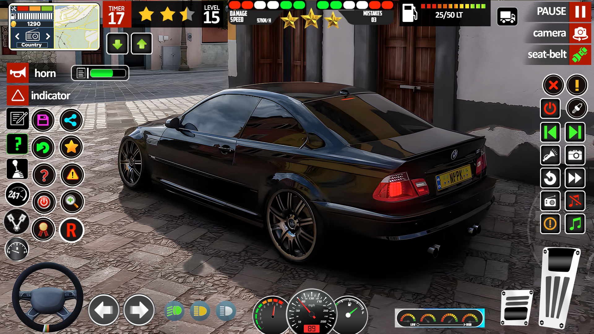 City Car Game Driving School Game Screenshot