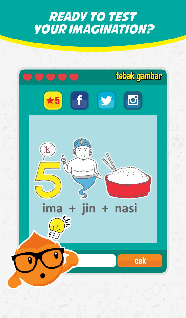 Скриншот игры Tebak Gambar