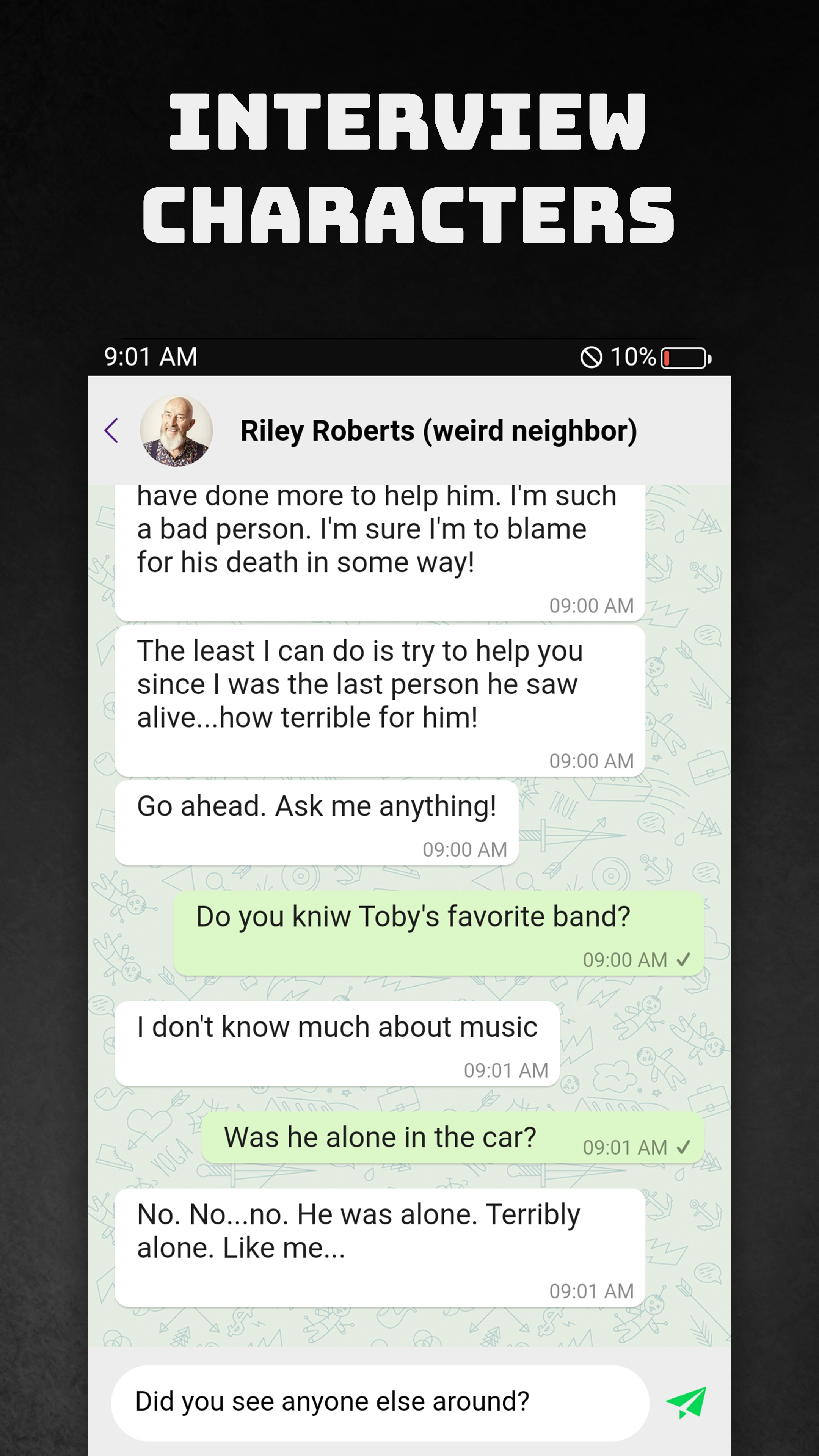 Peek a Phone - Detective Game Game Screenshot