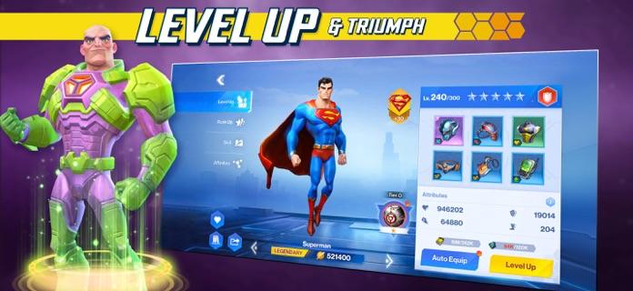 Скриншот игры DC Worlds Collide Strategy RPG