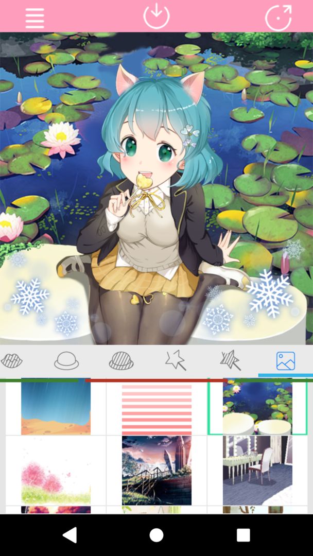 Screenshot of Anime Avatar Maker: Pretty