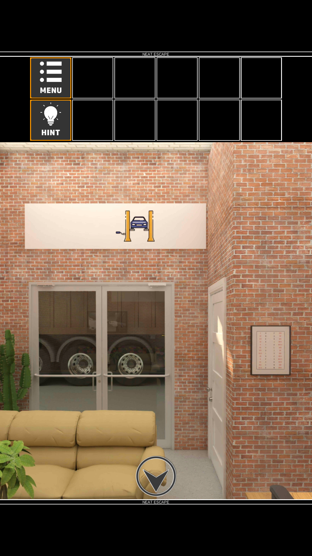 탈출게임 자동차 정비공장 게임 스크린샷