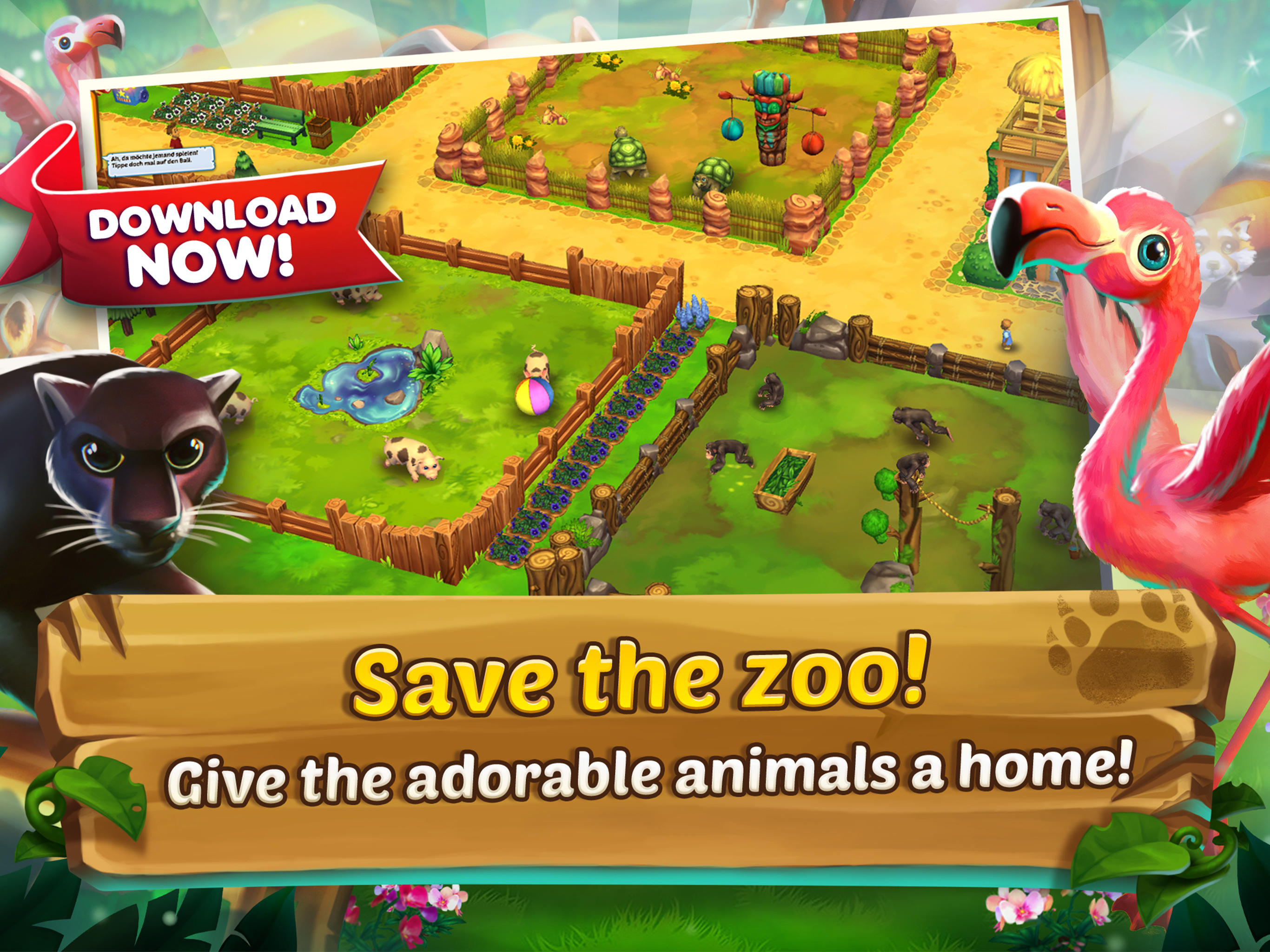Zoo 2: Animal Park Game Screenshot