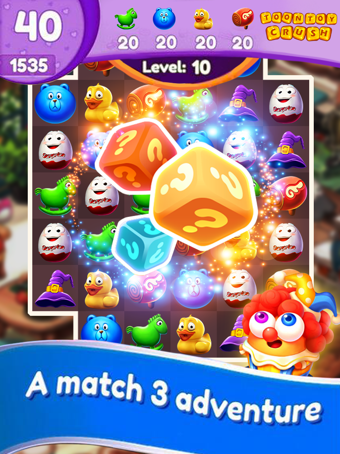 Toon Toy Crush Game Screenshot