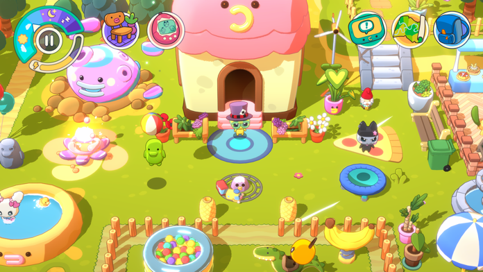 Tamagotchi Adventure Kingdom Game Screenshot