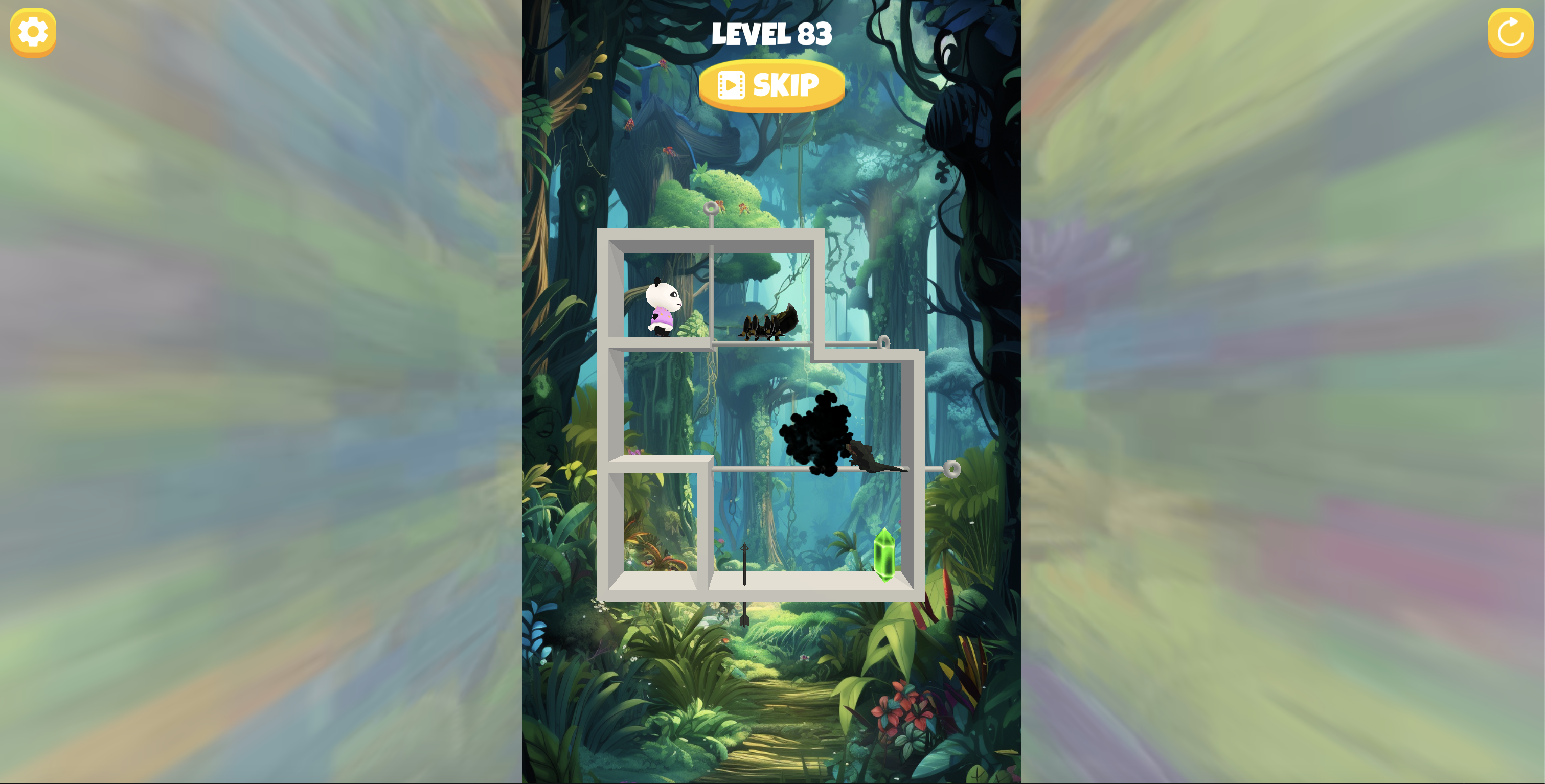Panda's Gem Adventure Game Screenshot