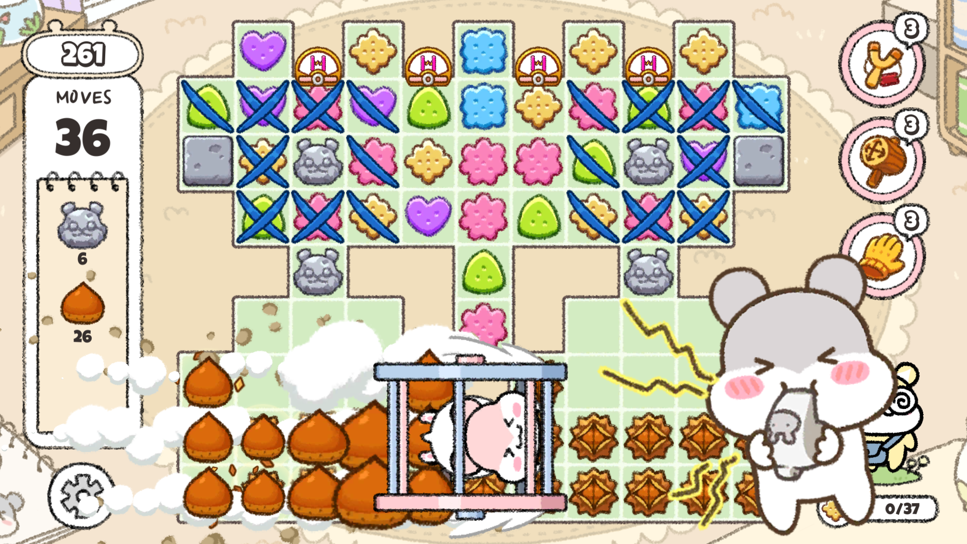 Captura de Tela do Jogo Hamster Town: the Puzzle