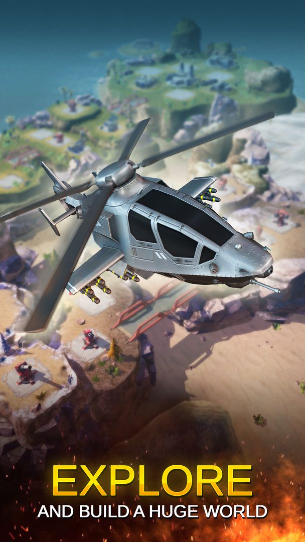 Gunship Wars Helicopter Battle screenshot game