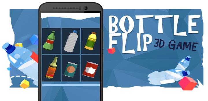 Banner of Bottle Flip 3D — Нажимай и прыгай! 1.5.0