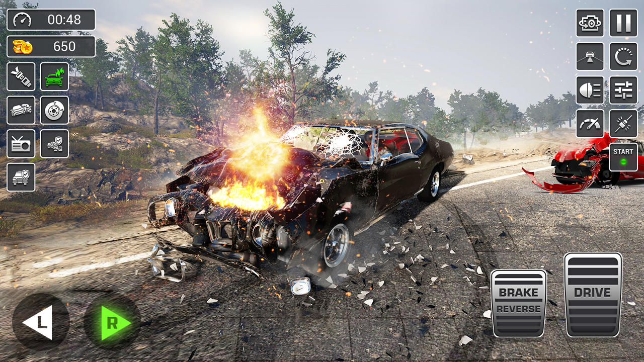 Car Crash 3d Car Racing Games Game Screenshot