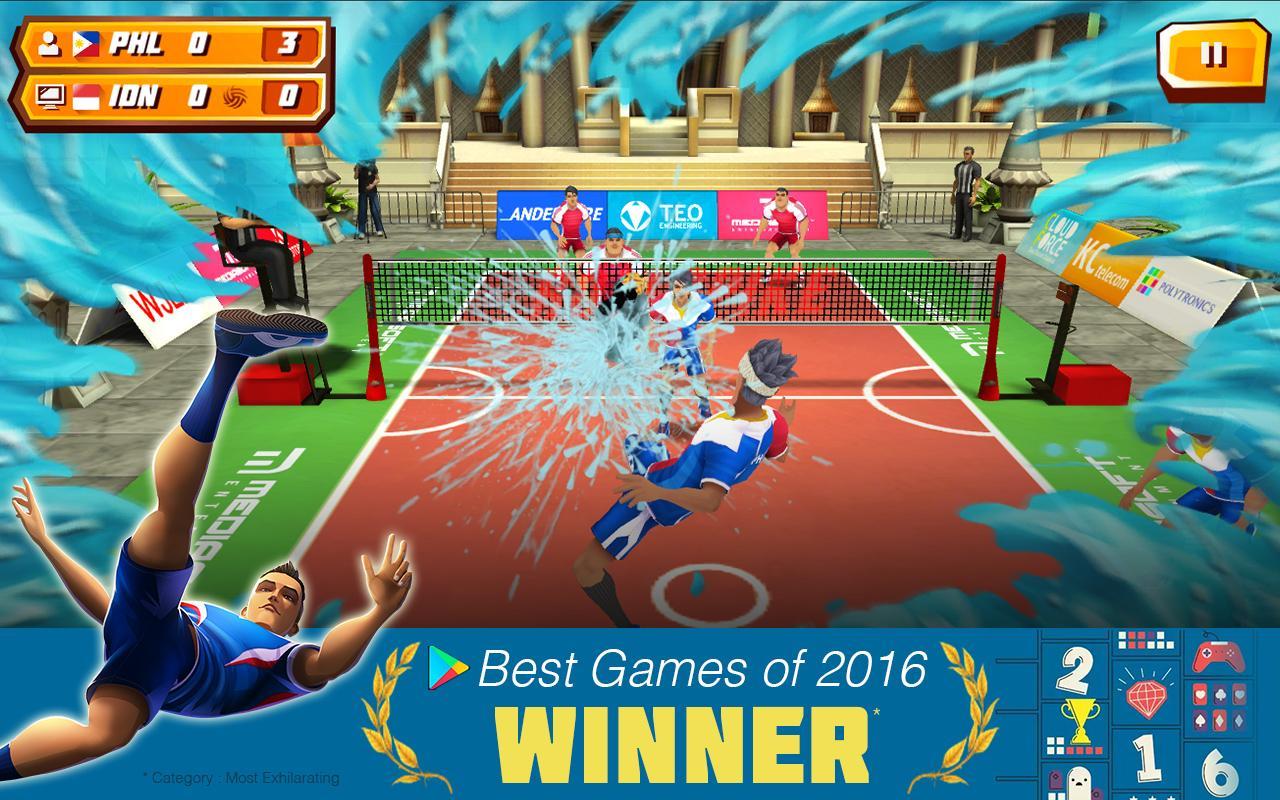 Roll Spike Sepak Takraw ภาพหน้าจอเกม