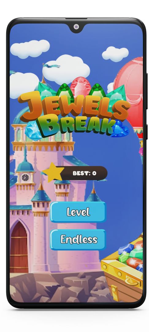 Jewels Break puzzle 게임 스크린 샷