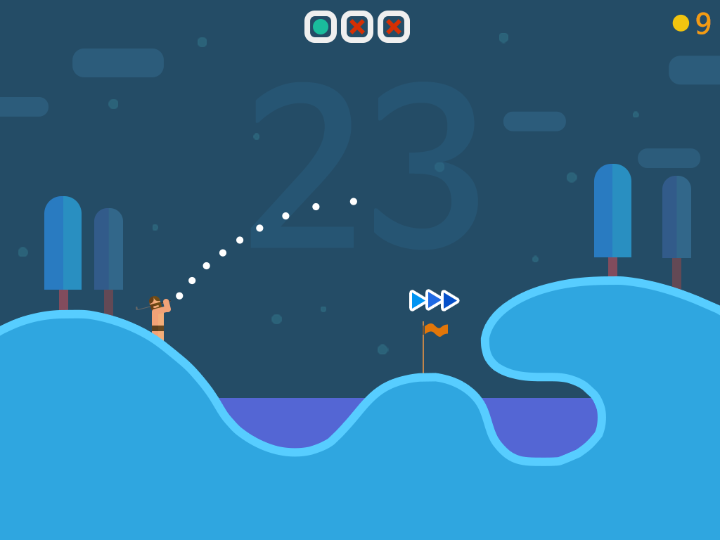Lonely One : Hole-in-one Game Screenshot