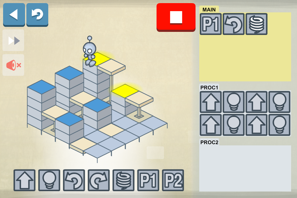 Lightbot : Programming Puzzles Game Screenshot