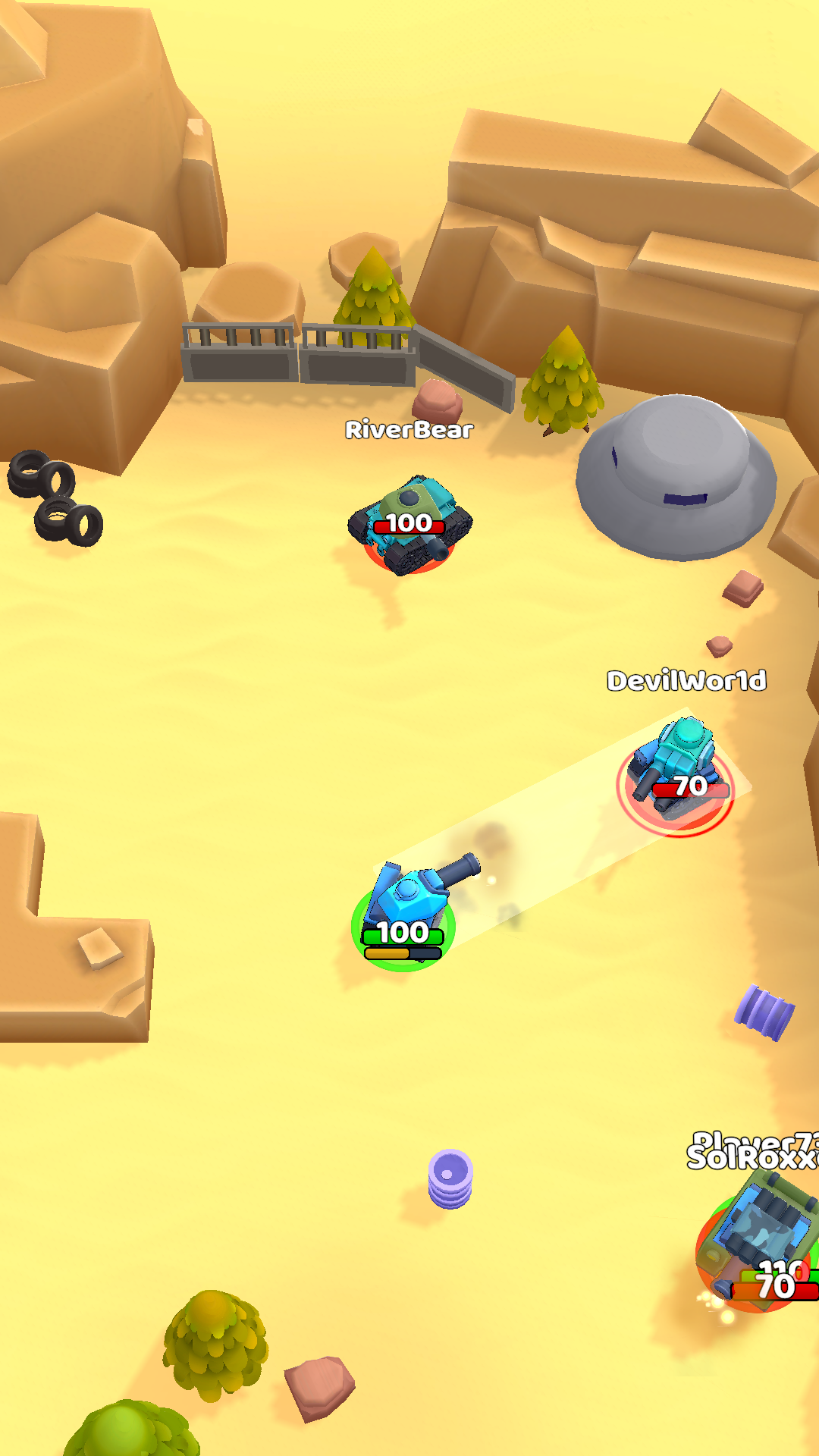 Battle Tanks: Iron Blitz Game Screenshot