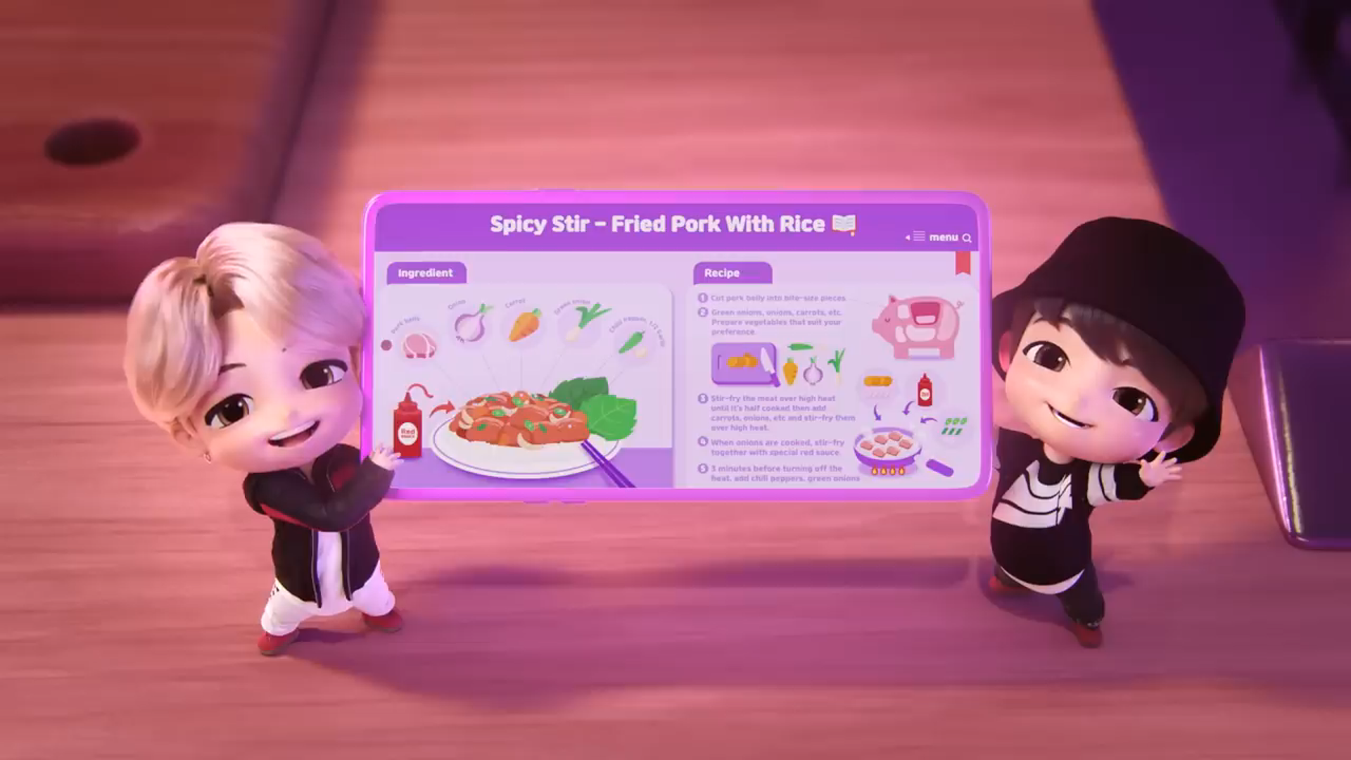 BTS Cooking On： TinyTAN Restaurant ภาพหน้าจอเกม