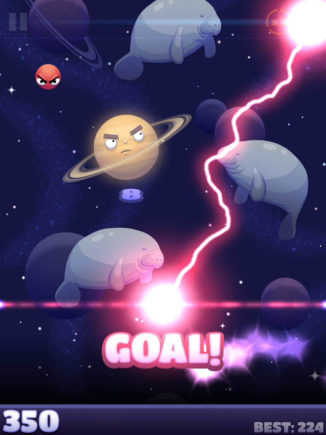 Shoot The Moon Game Screenshot