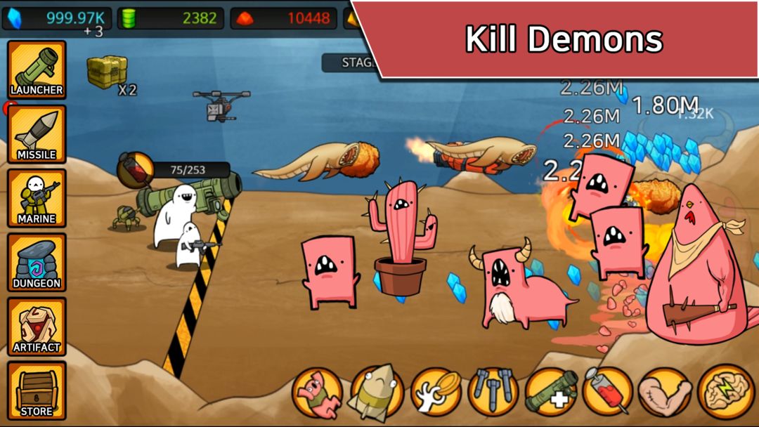 Missile Dude RPG : idle hero screenshot game