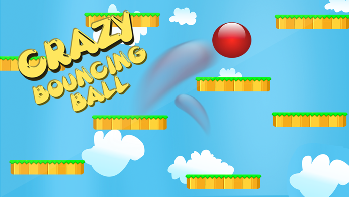 Cuplikan Layar Game Crazy Bouncing Ball - Jumping Red Ball On Track