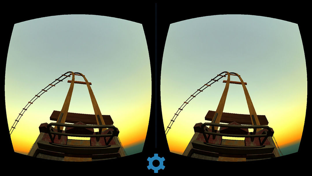 Screenshot of Roller Coaster Sunset