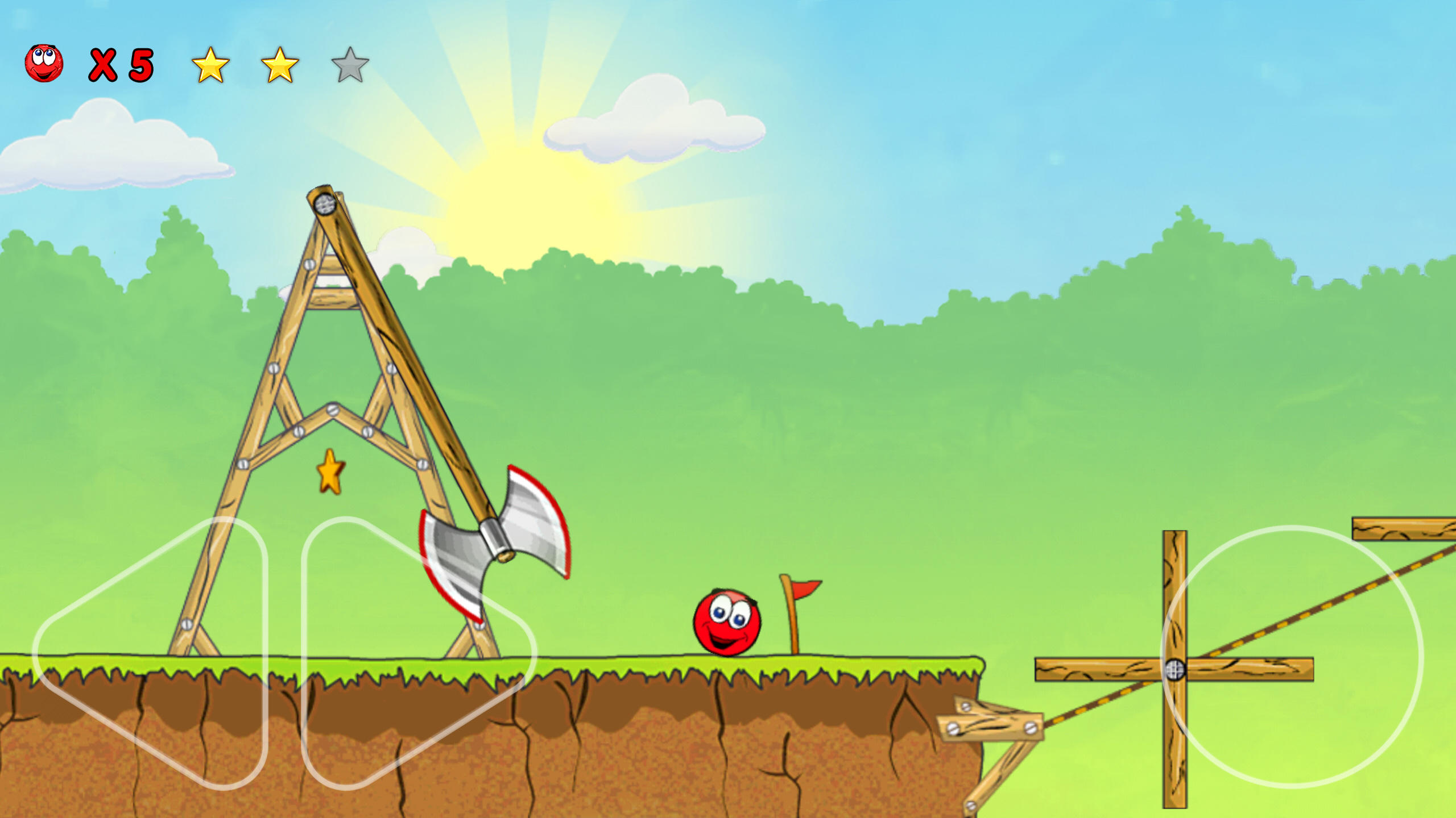 Red Ball 3: Jump for Love! Bou Game Screenshot