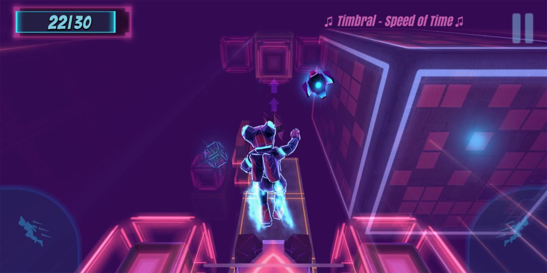 Synthwave Run screenshot game