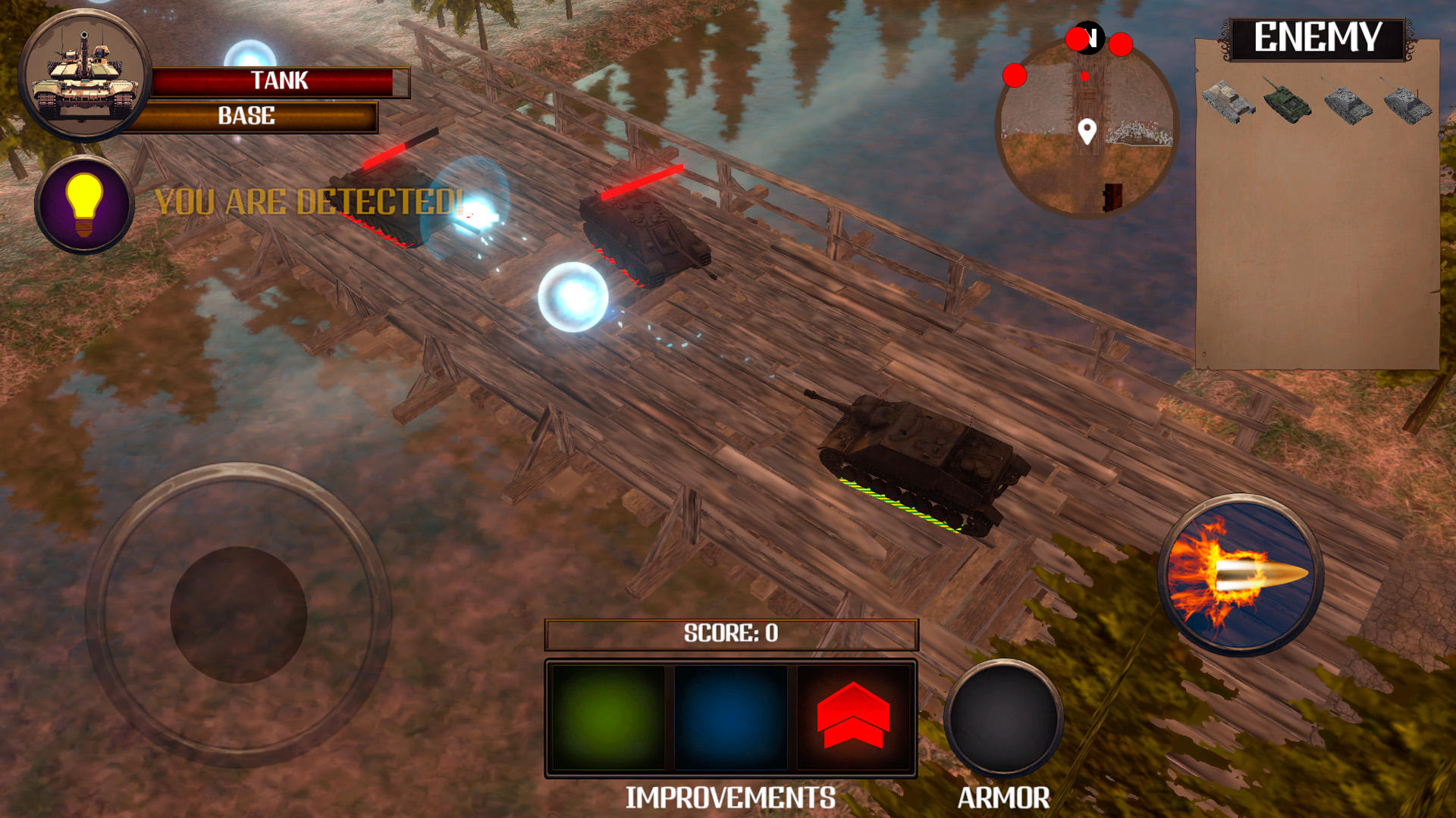 Скриншот игры Battle Tanks Firestorm