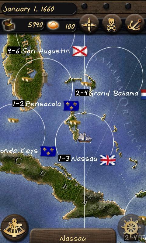 Screenshot 1 of ပင်လယ်ဓားပြများနှင့် ကုန်သည်များ 2.11.0