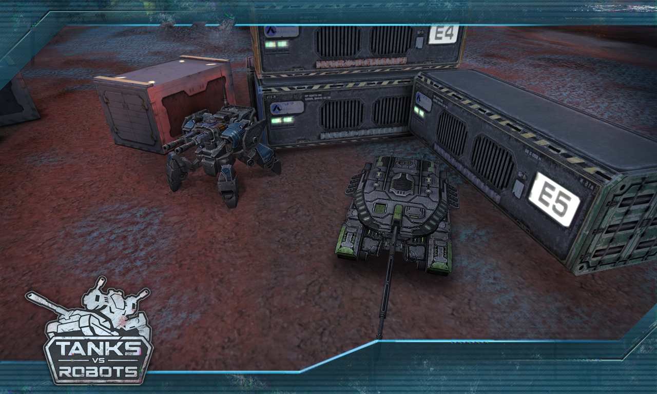 Captura de Tela do Jogo Tanks vs Robots：Real Steel War