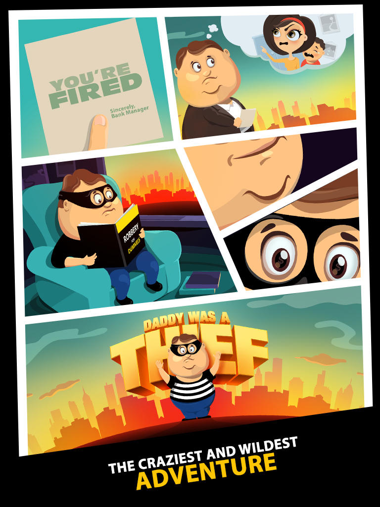 Daddy Was A Thief ゲームのスクリーンショット