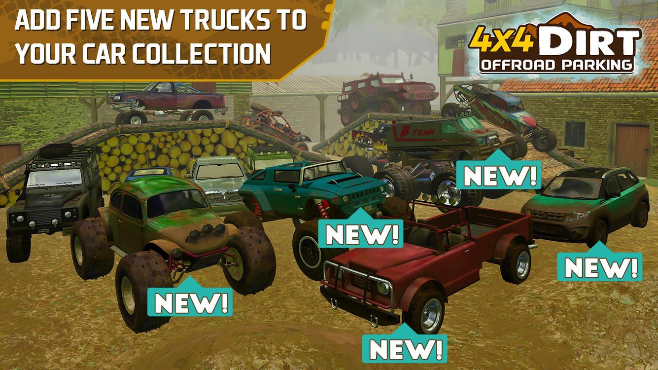 4x4 Dirt Offroad Parking Game Screenshot