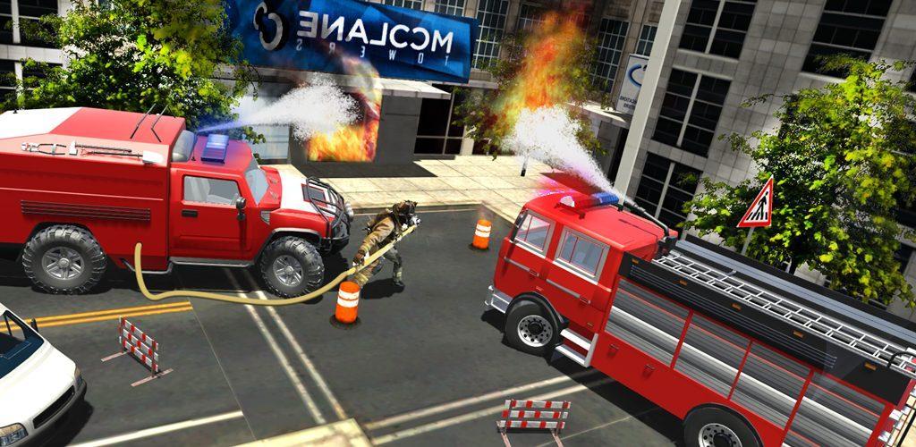 Banner of Vigile del fuoco - Simulatore di camion dei pompieri 0.2