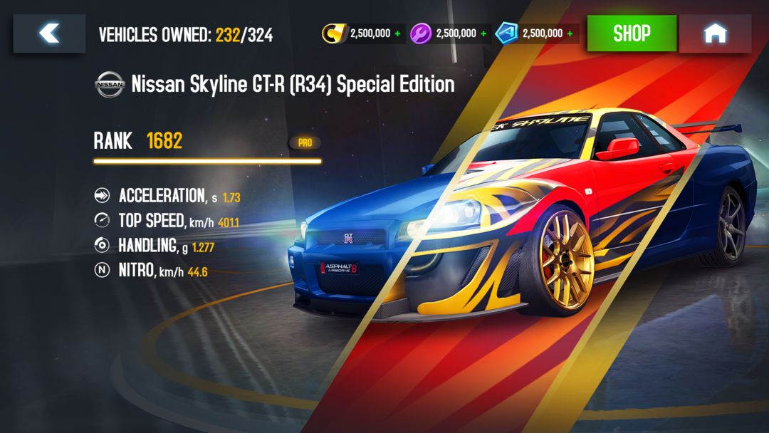 Screenshot of Asphalt 8 - Car Racing Game