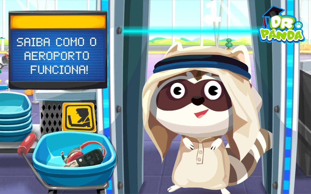 Captura de Tela do Jogo O Aeroporto do Dr. Panda
