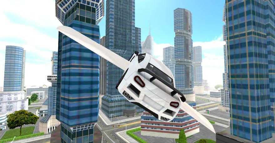 Flying Car Sim Game Screenshot